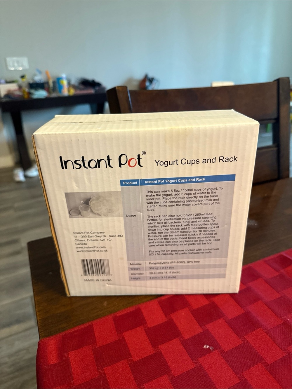 Yogurt Cups and Rack - White - Picture 1 of 5